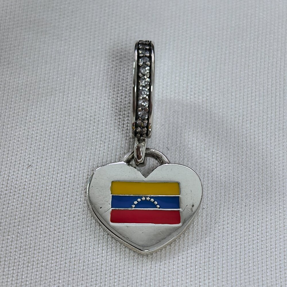Pandora Venezuela Exclusive Charm Pendant, S925 Silver Jewelry